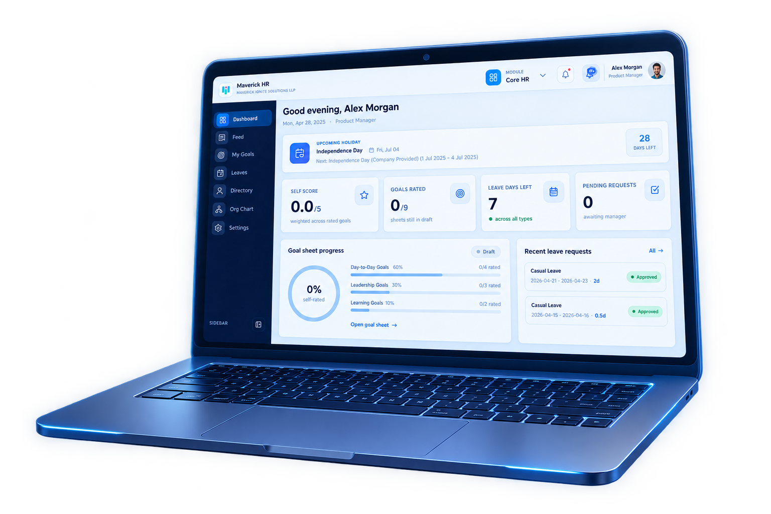 MaverickHR — Employee & Project Management